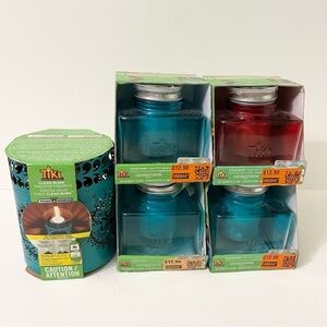 TIKI Brand Clean Burn Tabletop Firepiece x5